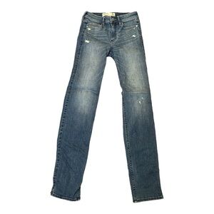 Abercrombie & Fitch Straight Mid Rise Denim Jeans size 0R